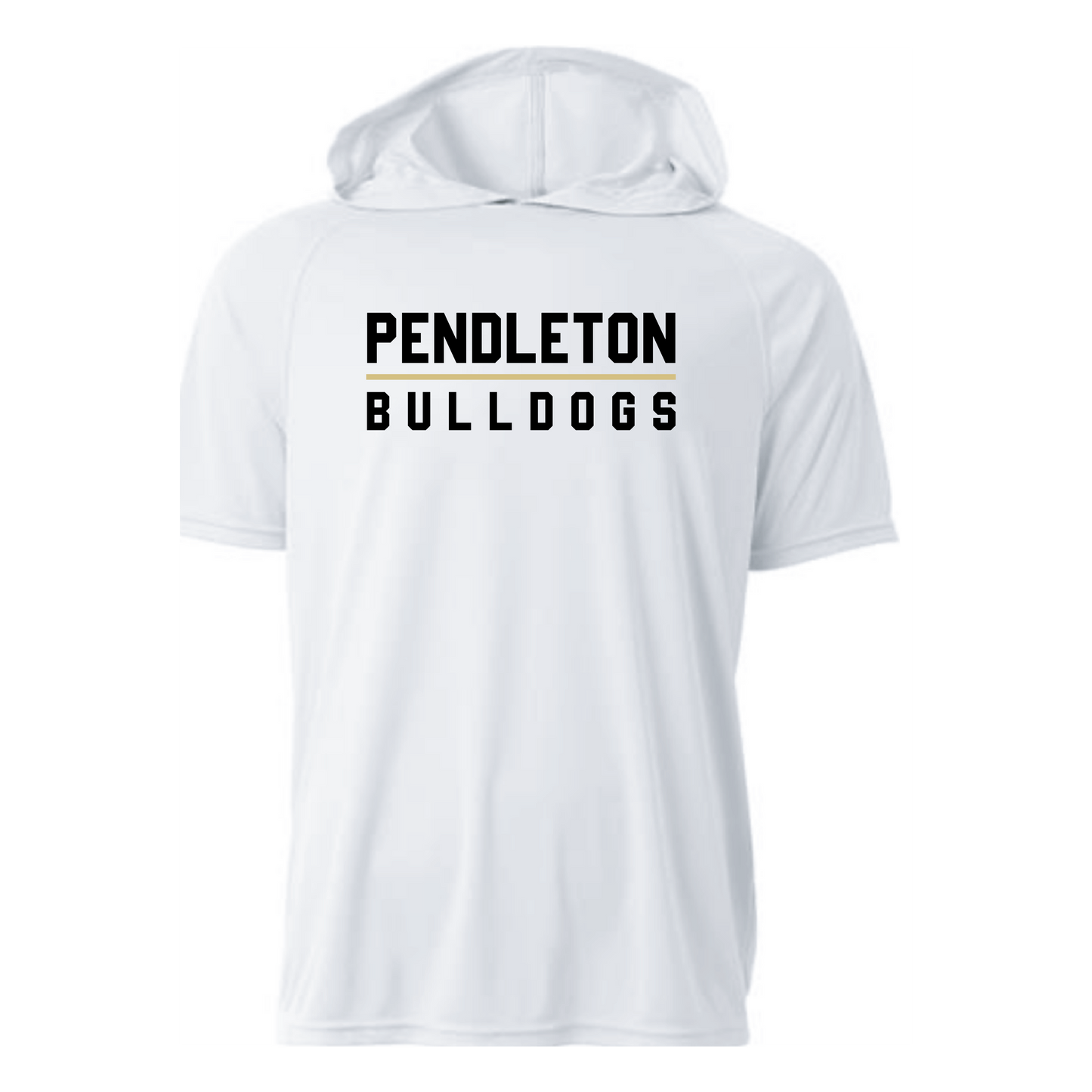 White Hooded Pendleton Bulldogs Tee