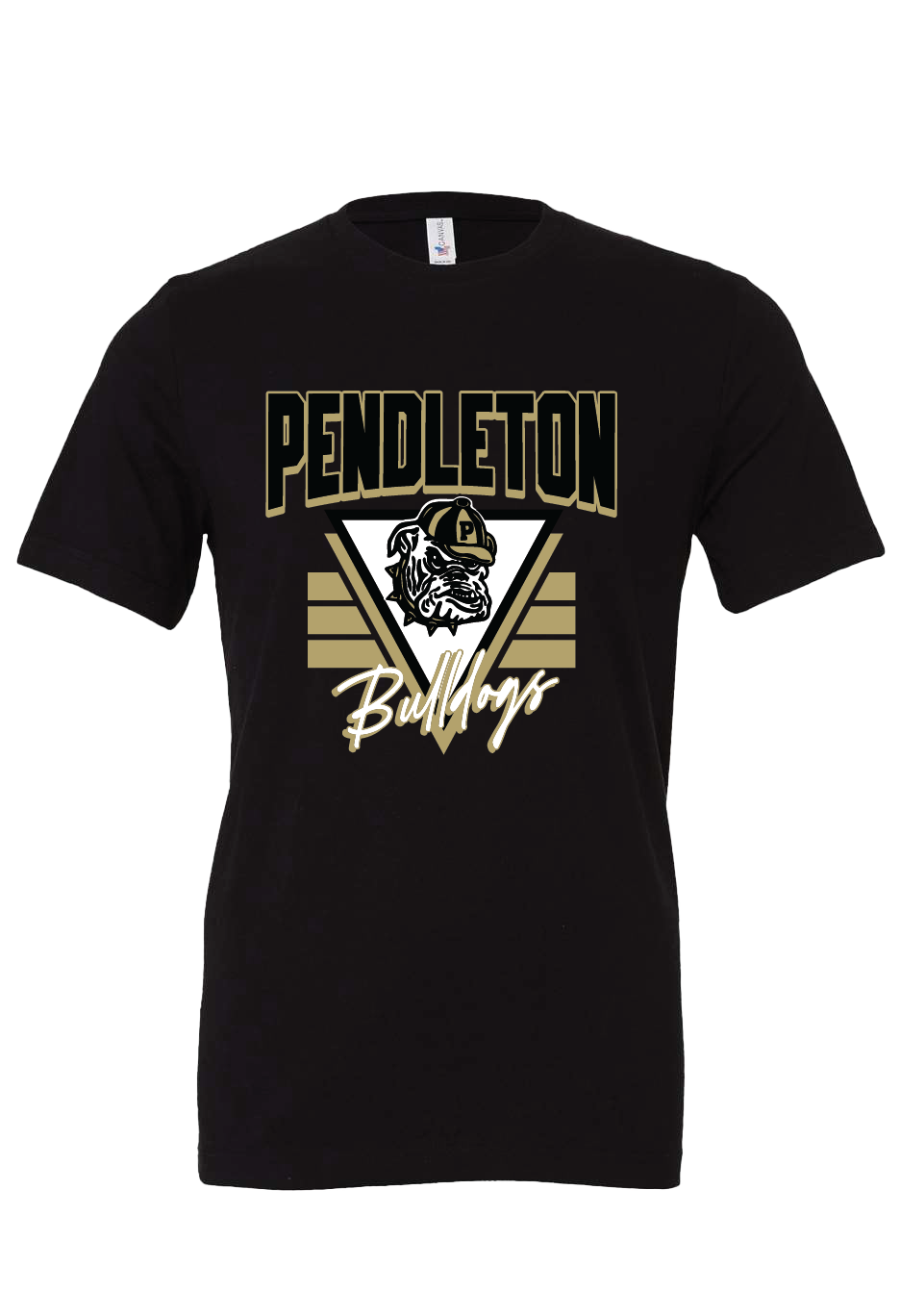 Vintage Bulldog Tee (Black)