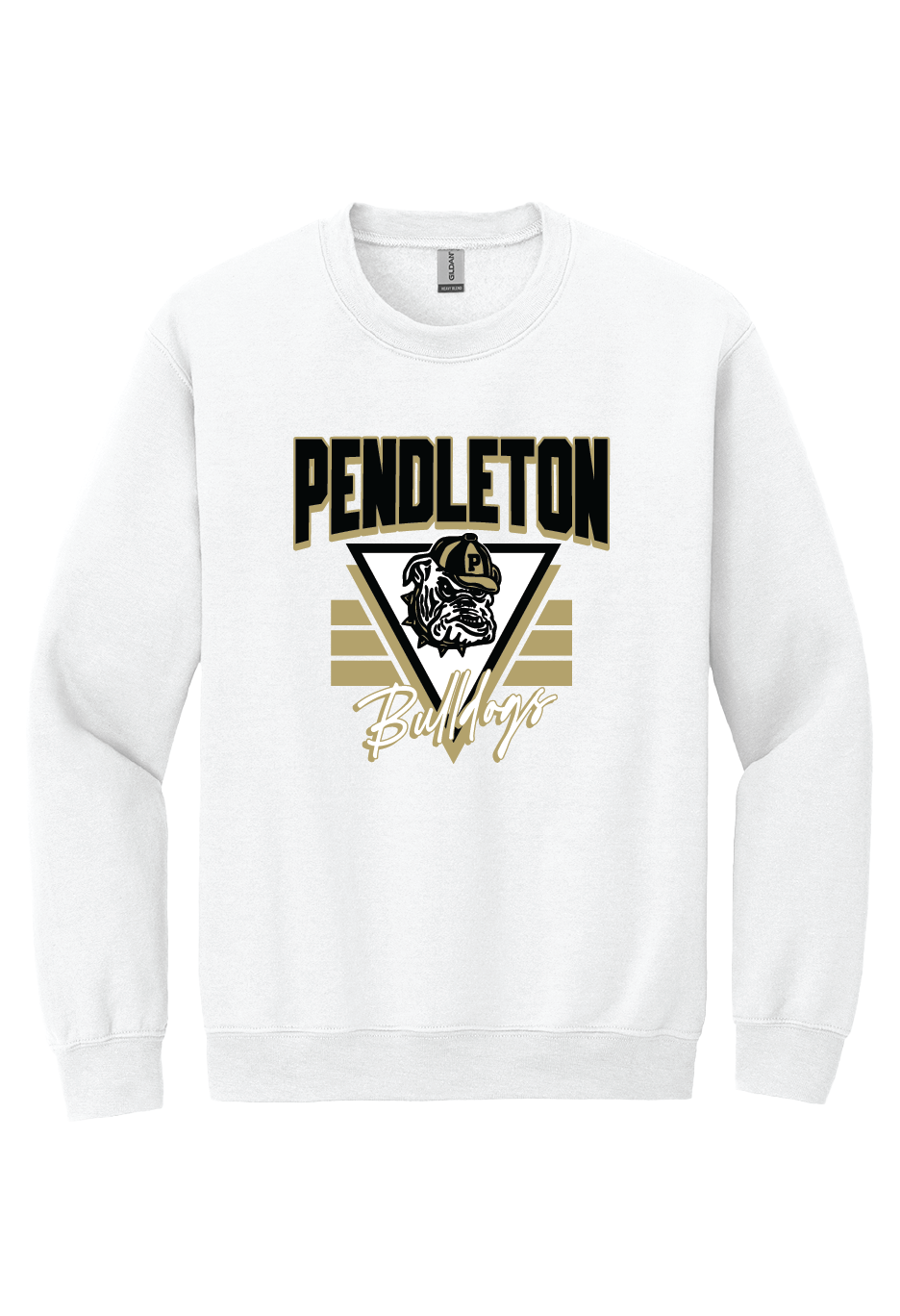 Vintage Bulldog Sweatshirt (White)