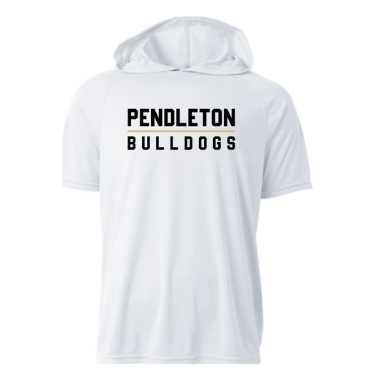 White Hooded Pendleton Bulldogs Tee